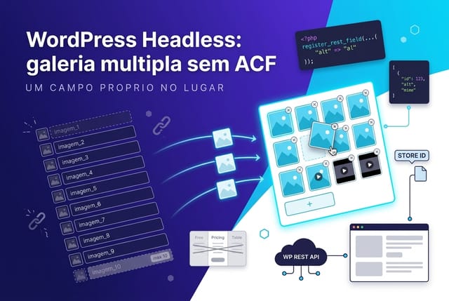 Um campo de galeria múltipla no WordPress sem ACF PRO