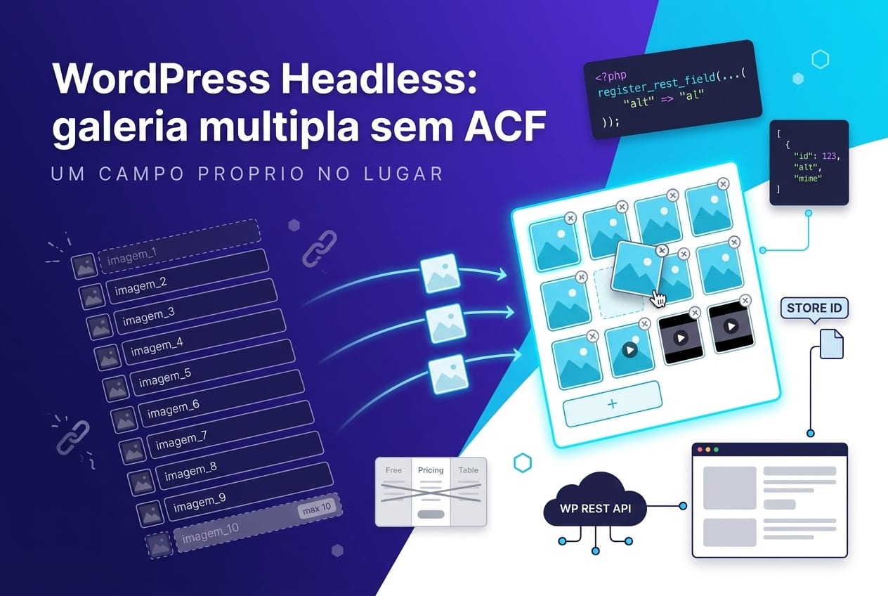 Um campo de galeria múltipla no WordPress sem ACF PRO